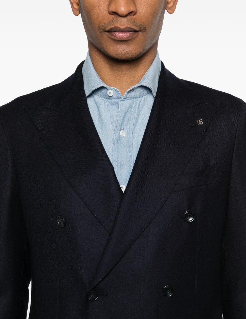 Blazer doppiopetto in blu Tagliatore - uomo 