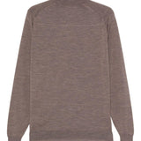 Maglione a collo alto in marrone John smedley - uomo 
