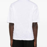 T-shirt con tasca applicata in bianco Comme des garcons homme - uomo 