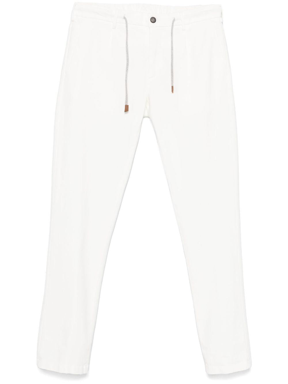 Pantaloni affusolati in bianco Eleventy - uomo 