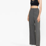 Reggiseno sportivo con logo in nero Jil Sander - donna 
