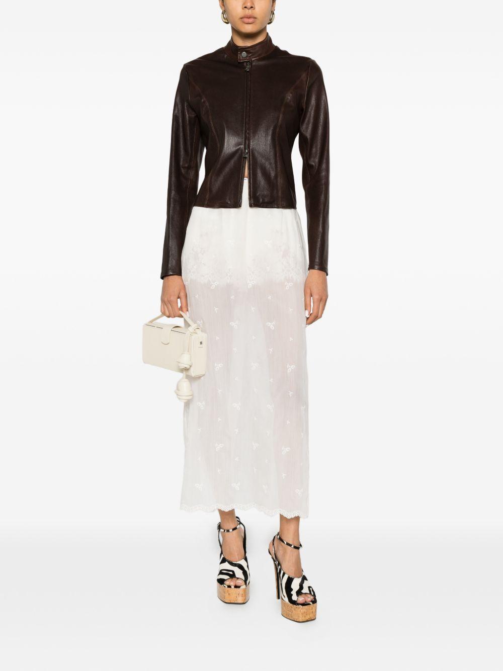 Gonna semi trasparente in bianco Magda Butrym - donna 