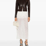 Gonna semi trasparente in bianco Magda Butrym - donna 