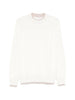 Maglia girocollo in bianco e beige Eleventy - uomo