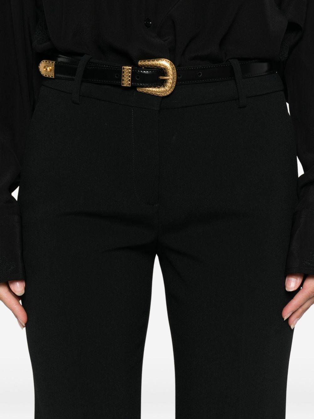 Pantaloni a vita alta in nero Ermanno scervino - donna 