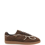 Sneakers Tb.490 camoscio con dettaglio crochet  in marrone 
