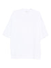 Dries Van Noten men's short-sleeved henley t-shirt in white