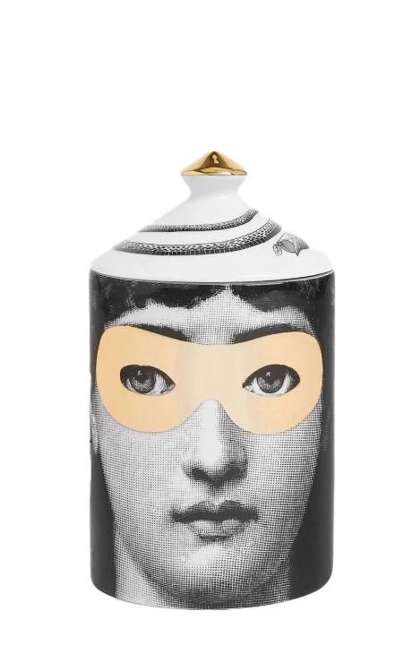 SE POI Candela profumata - Decoro Mascherina - Fragranza Frutto Proibito Fornasetti 