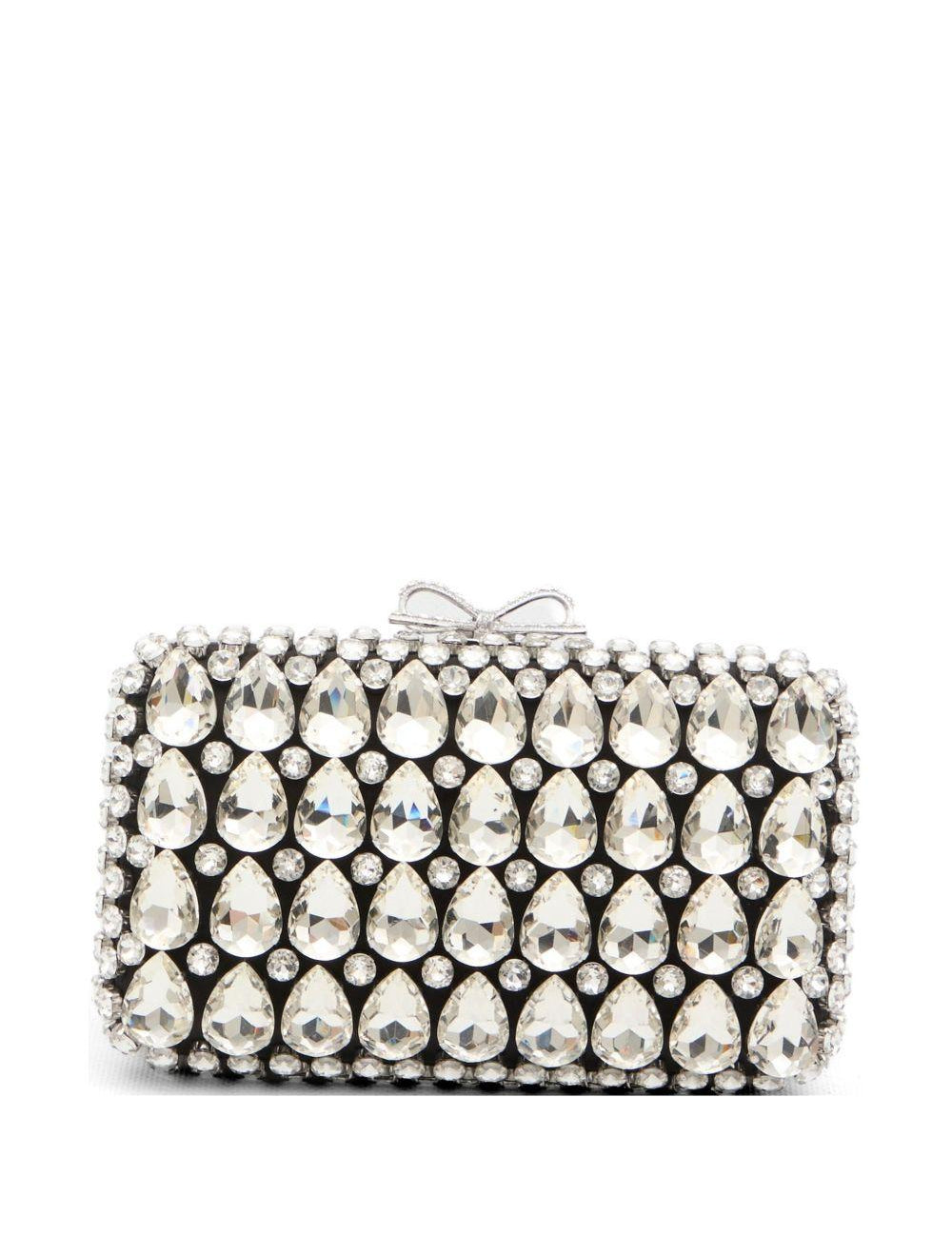Clutch con decorazione in nero Self-Portrait - donna 