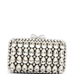 Clutch con decorazione in nero Self-Portrait - donna 