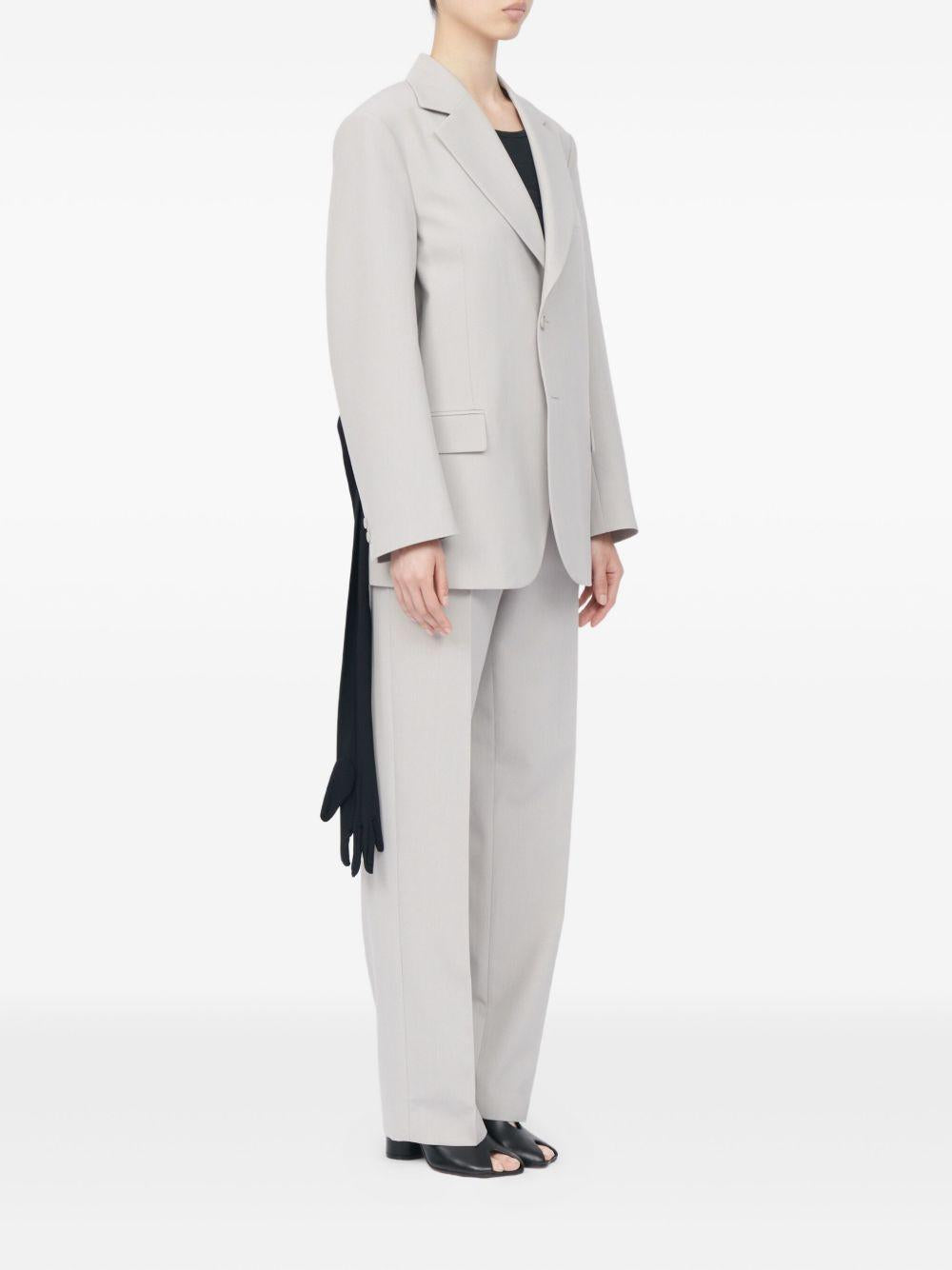 Blazer a maniche lunghe in grigio MM6 Maison Margiela - donna 