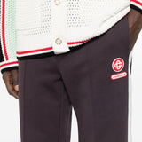 Pantaloni con banda laterale in viola Casablanca - donna 
