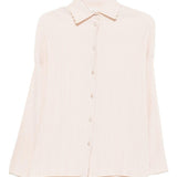 Camicia con orlo a smerlo in bianco Forte forte - donna 