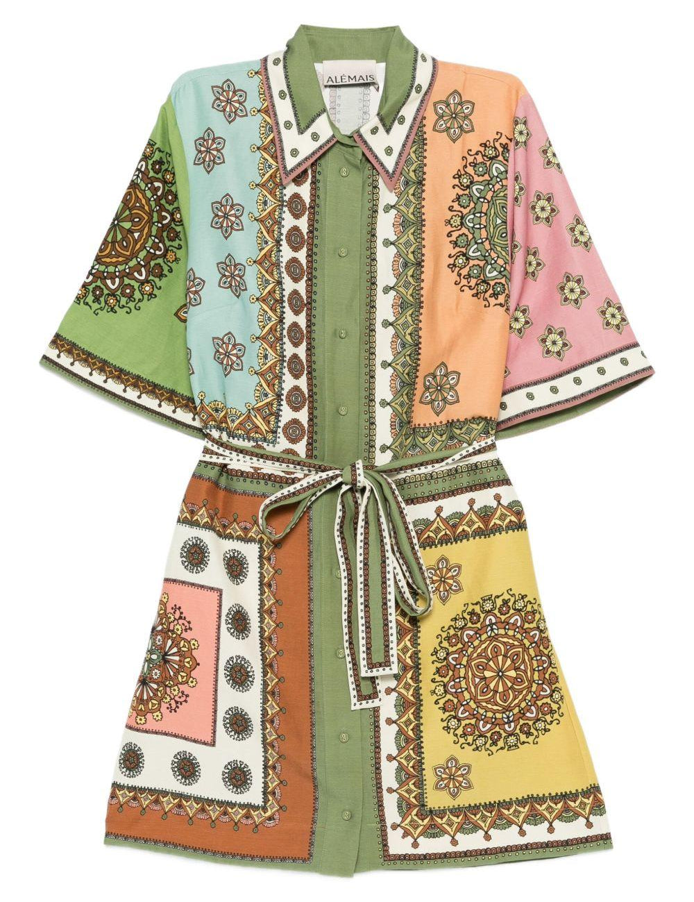 Abito con stampa all-over  multicolore Alemais - donna 