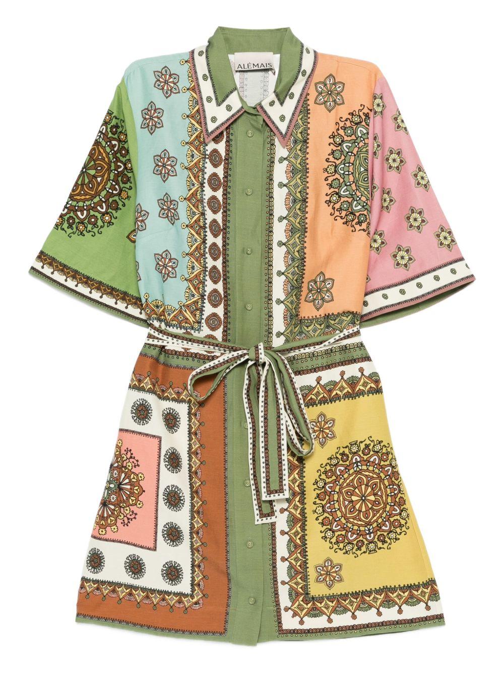 Abito con stampa all-over  multicolore Alemais - donna 