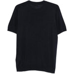 T-shirt a maniche corte con lavorazione a maglia in blu Lardini - uomo 