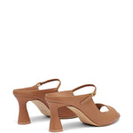 Mules Rania 70 in pelle rosa cipria 