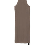 Abito corto con scollo in grigio taupe Rick Owens DRKSHDW - donna 