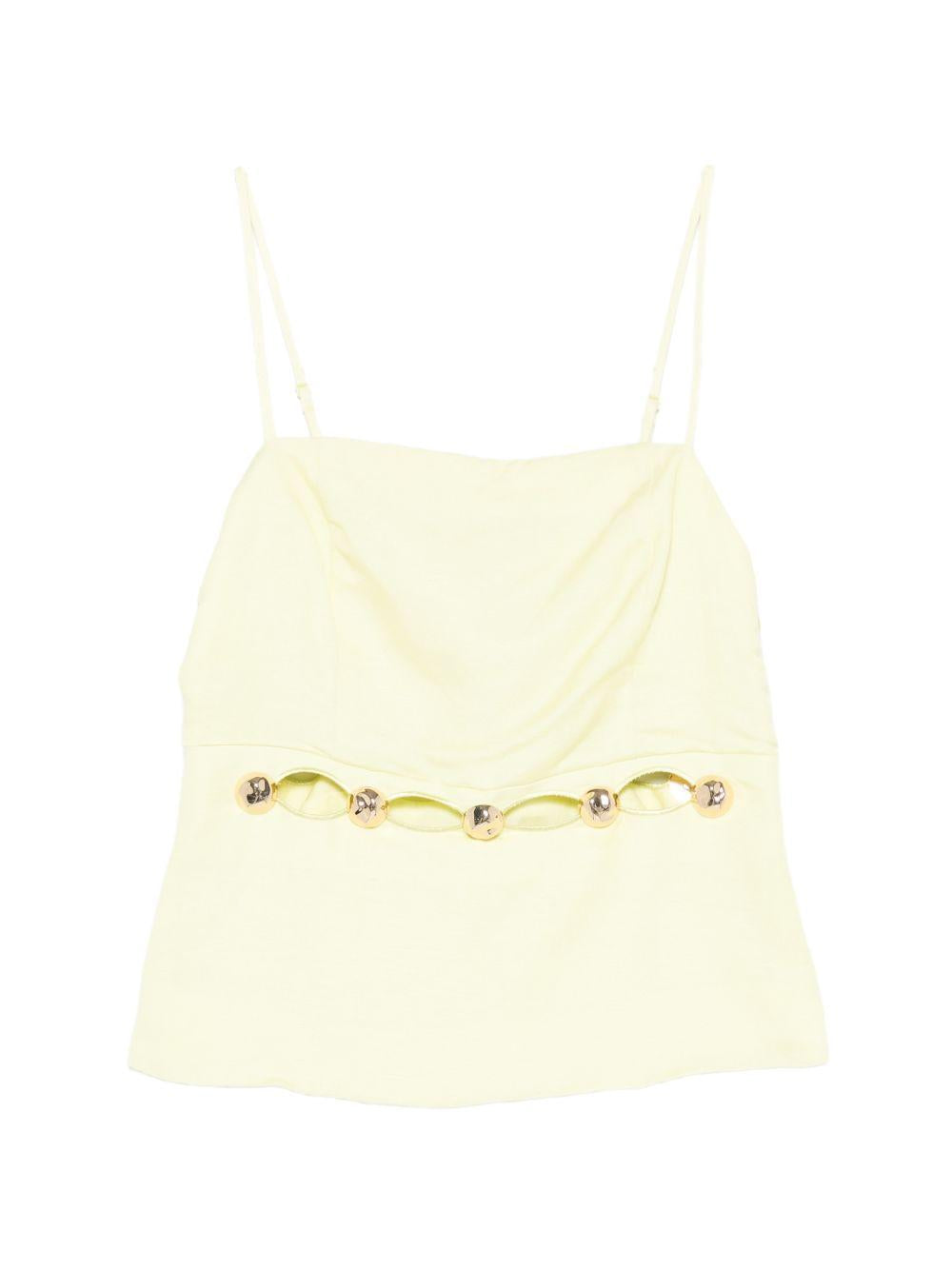 Top Cruz Cami in verde lime 
