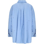 Camcia a maniche lunghe in blu 