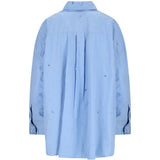 Camcia a maniche lunghe in blu 