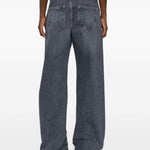 Jeans Geth con effetto schiarito in grigio Rick owens drkshdw - donna 