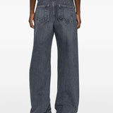 Jeans Geth con effetto schiarito in grigio Rick owens drkshdw - donna 