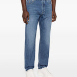 Jeans dritti in blu Brunello cucinelli - uomo 