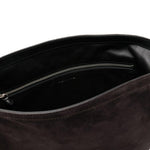 Borsa a tracolla in suede in viola Dries van noten - donna 