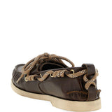 Mocassini con lacci in marrone Golden goose - uomo 