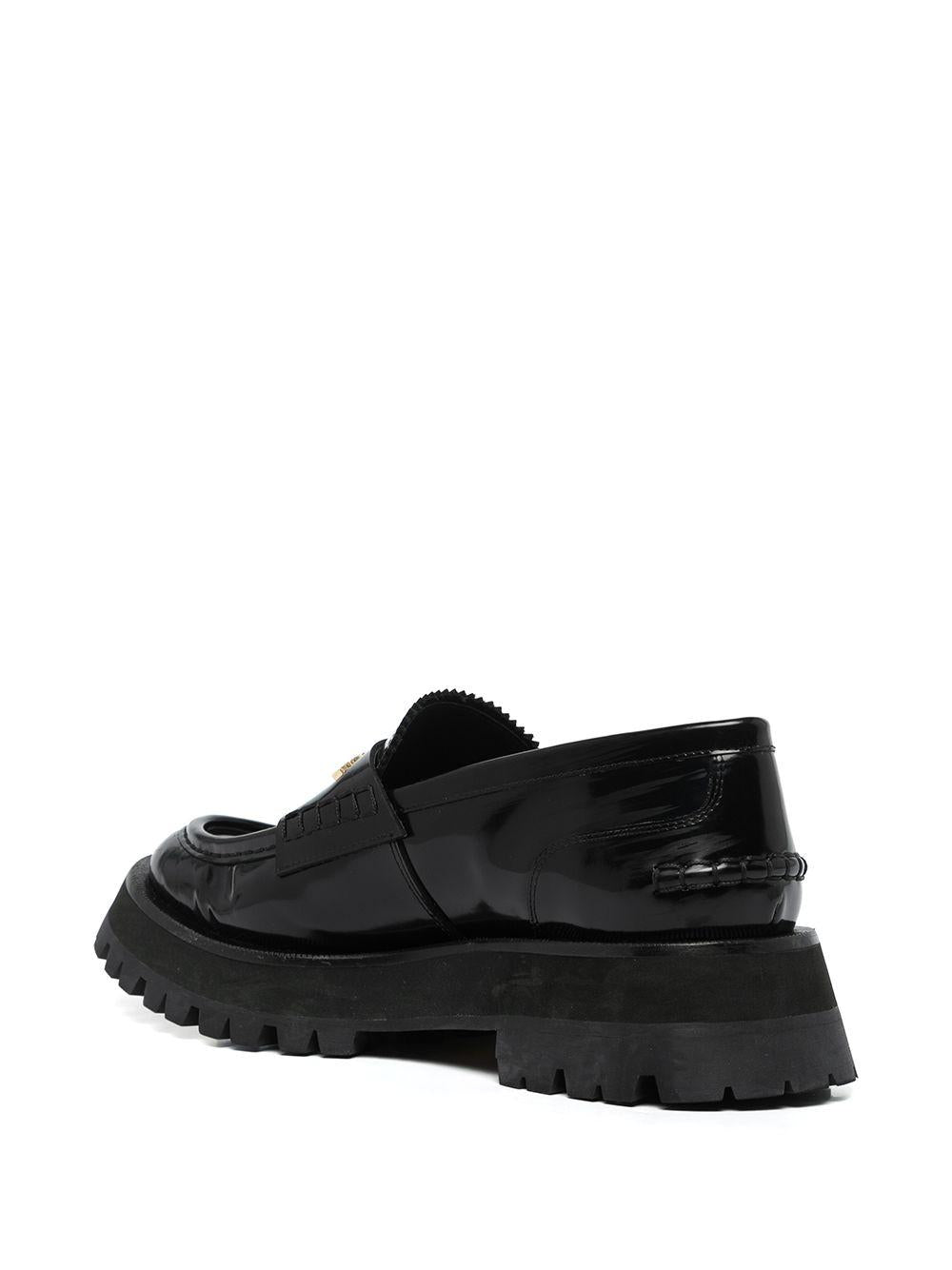 Mocassini Carter con logo in nero Alexander Wang - donna 
