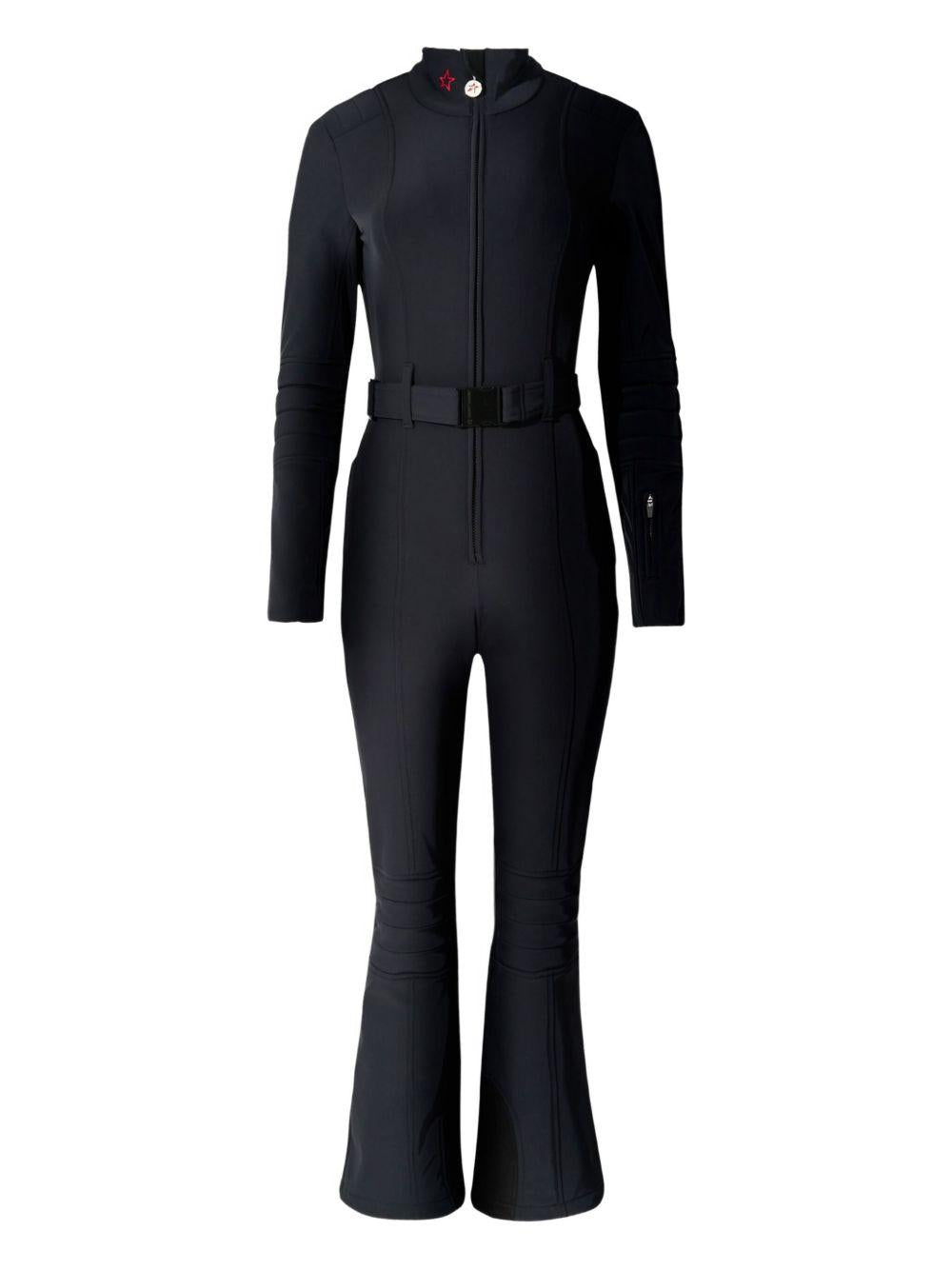 Tuta da sci svasata in nero Perfect moment - donna 