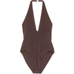 Body con scollo a spalla a V in marrne Zimmermann - donna 