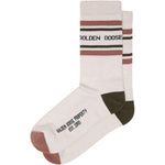 Calzini con logo in beige 