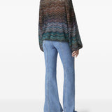 Blusa con motivo chevron multicolor Missoni - donna 