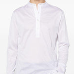 T-shirt a maniche lunghe in bianco Tokyo luxury brand - uomo 