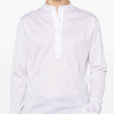 T-shirt a maniche lunghe in bianco Tokyo luxury brand - uomo 