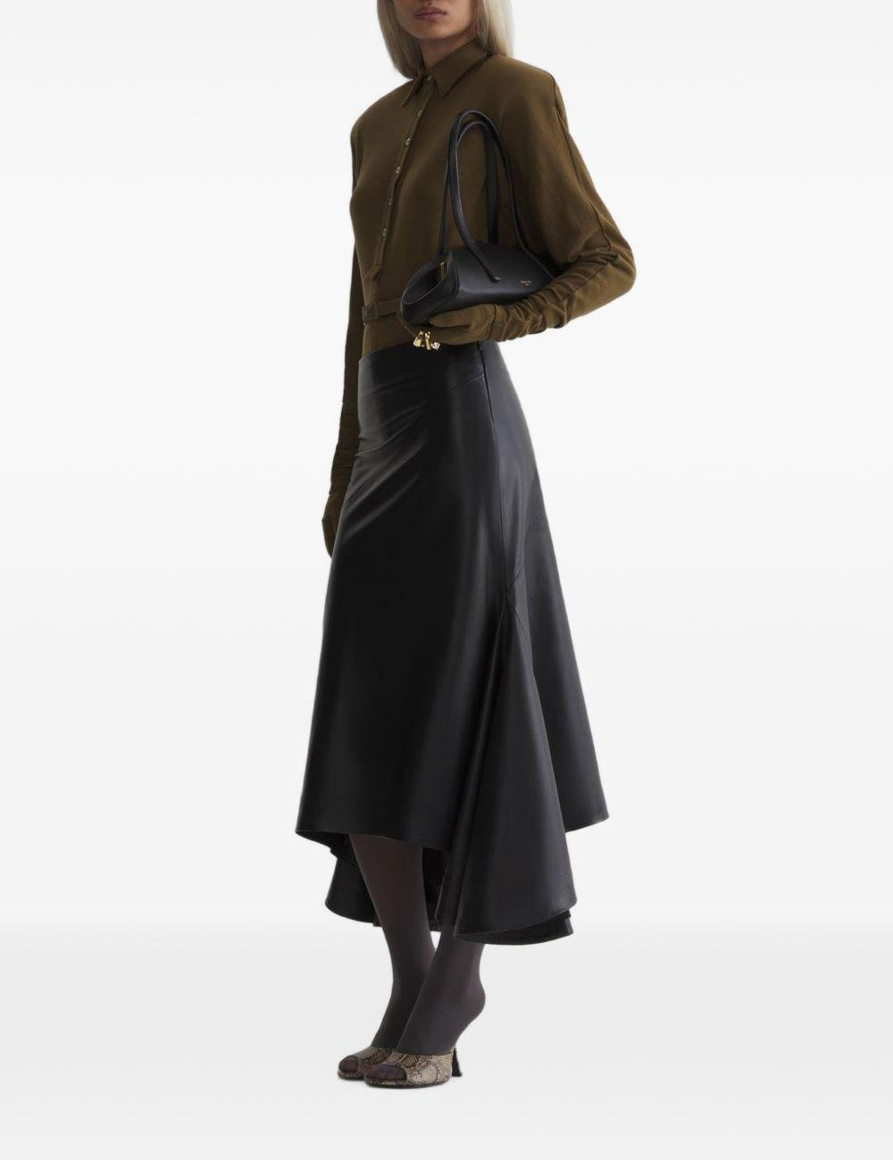 Body con colletto stile polo in verde 