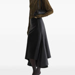 Body con colletto stile polo in verde 