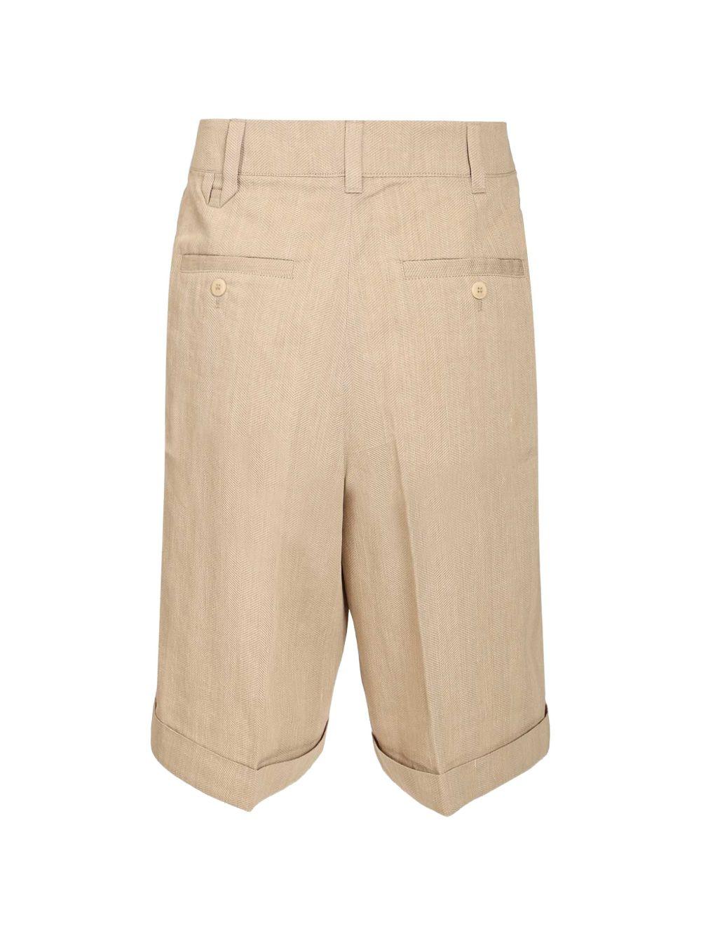 Pantaloncini al ginocchio in beige Jacquemus - uomo 