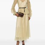 Gonna midi a strati in beige Forte Forte - donna 