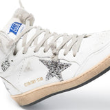 sky star nappa upper with serigraph glitter star and ankle GOLDEN GOOSE 
