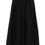 Gonna plissettata con paillettes in nero Alessandra Rich - donna 