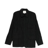 Giacca con effetto stropicciato in nero GONGDID DESIGN - uomo 