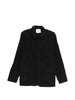 Crinkled effect jacket in black GONGDID DESIGN - men
