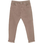 Jeans a cinque tasche in marrone Brunello cucinelli - uomo 