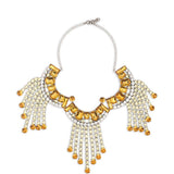 Collana con cristalli in giallo Dries van noten - donna 