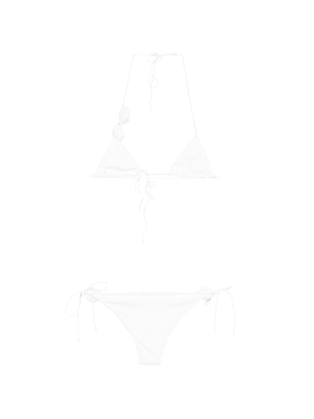 Completo bikini rosa da sposa in bianco Oséree - donna 