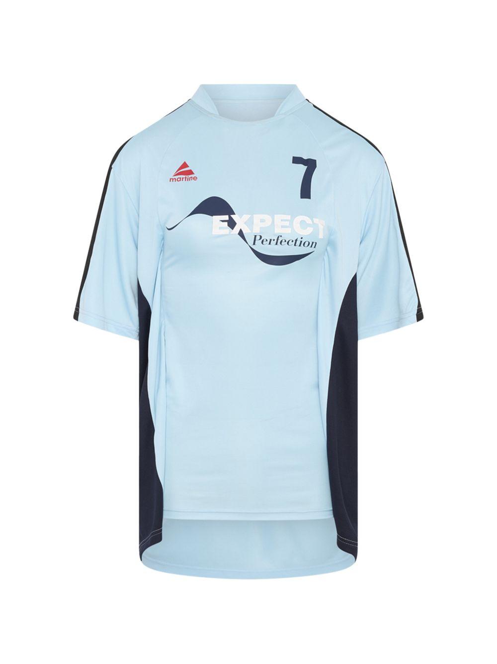 T-shirt con stampa in azzurro Martine rose - uomo 