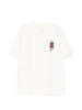T-shirt con logo grafico in bianco Rhude - uomo
